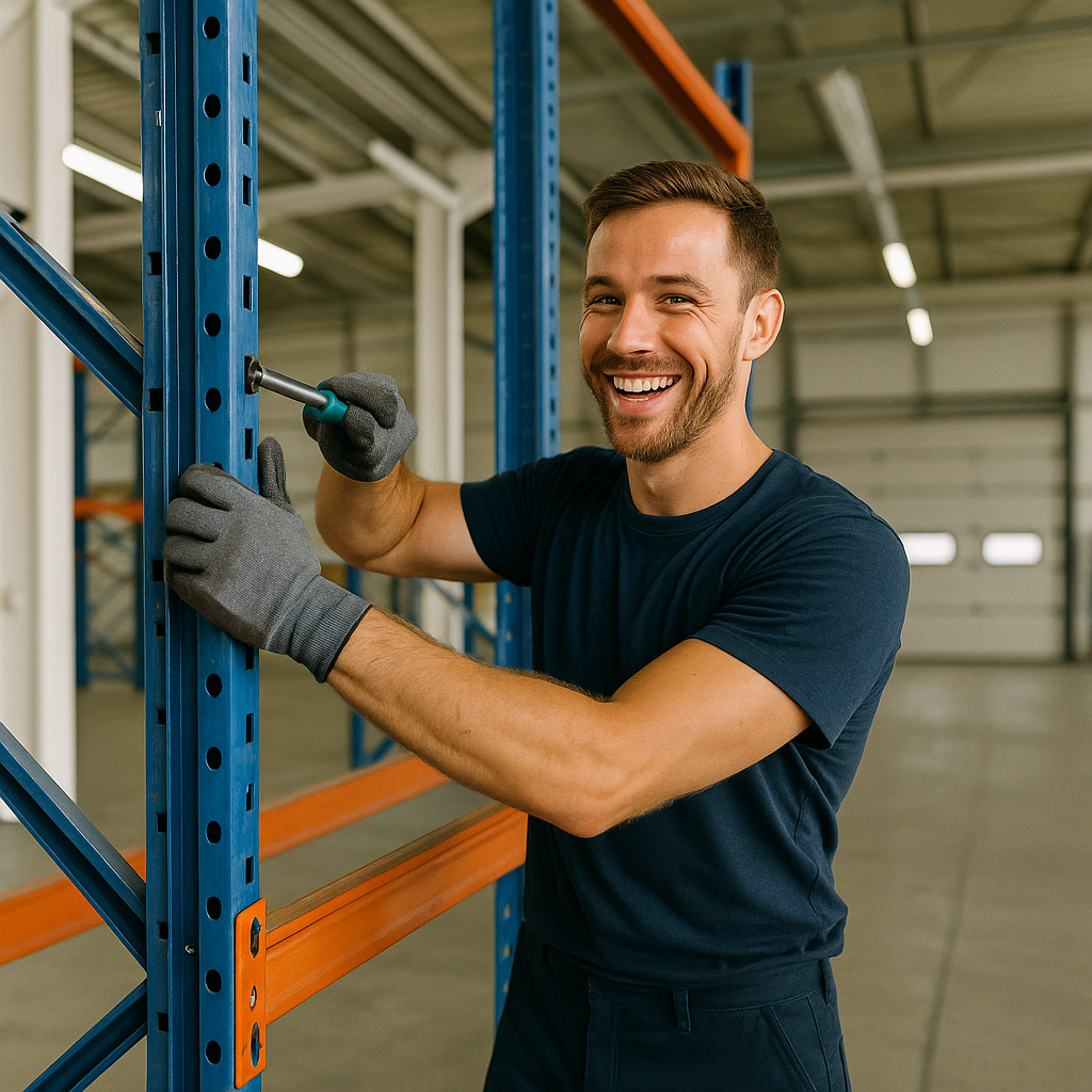 Montage, DIenstleistung, Regalmontage, Lager